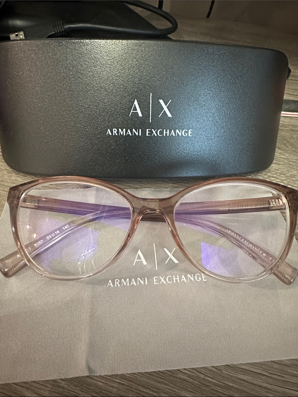Armani Exchange Eyeglasses, Frames Only, AX3053, 8257, 53-16-140, Plastic Frames